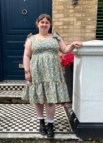 Design your own: Gathered Button-up Strap Dress