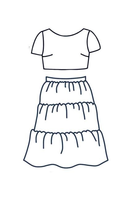 Design your own: Tiered Skirt Two-Piece