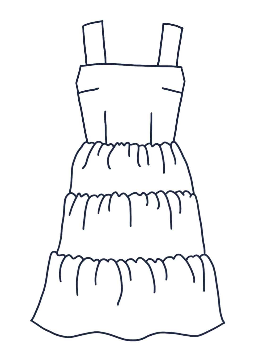 Design your own: Tiered Strap Dress