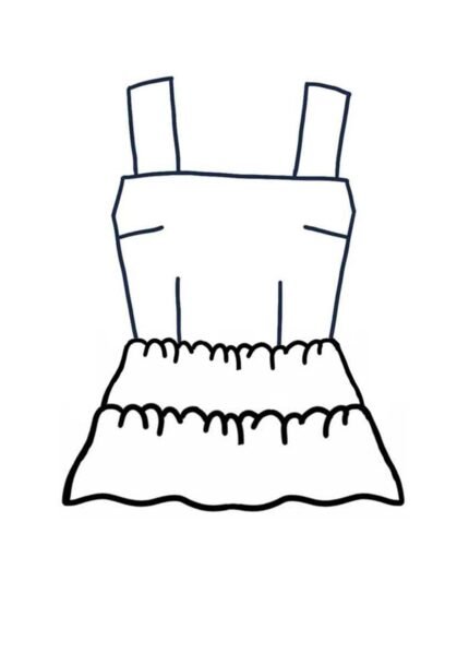 Design your own: Tiered Strap Top