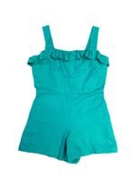Bright Teal/Green Shorts Strap Jumpsuit - ref 202 - Resale item - Approx UK 14-16