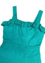 Bright Teal/Green Shorts Strap Jumpsuit - ref 202 - Resale item - Approx UK 14-16