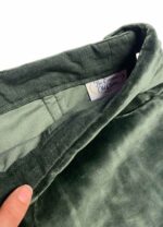 Teal velvet trousers - ref 201 - Resale item - Approx UK 12-14