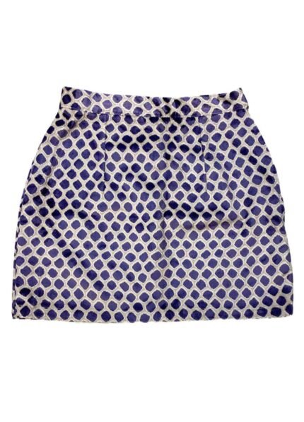 Textured spotty mini skirt - ref 252 - Resale item - UK 10-12
