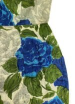 Floral Vintage Cotton Pencil Dress- ref 225 - Resale item - Approx 10-12