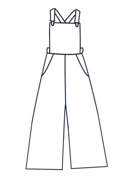 Design your own: Wide Leg Dungarees