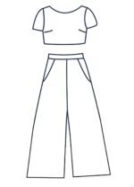 Design your own: Loungewear Wide Leg Trousers Two-Piece