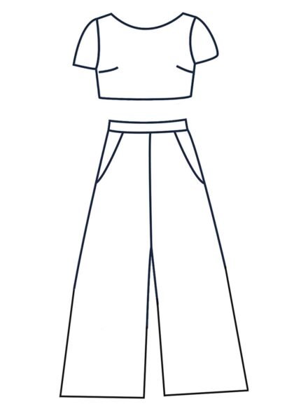 Design your own: Loungewear Wide Leg Trousers Two-Piece