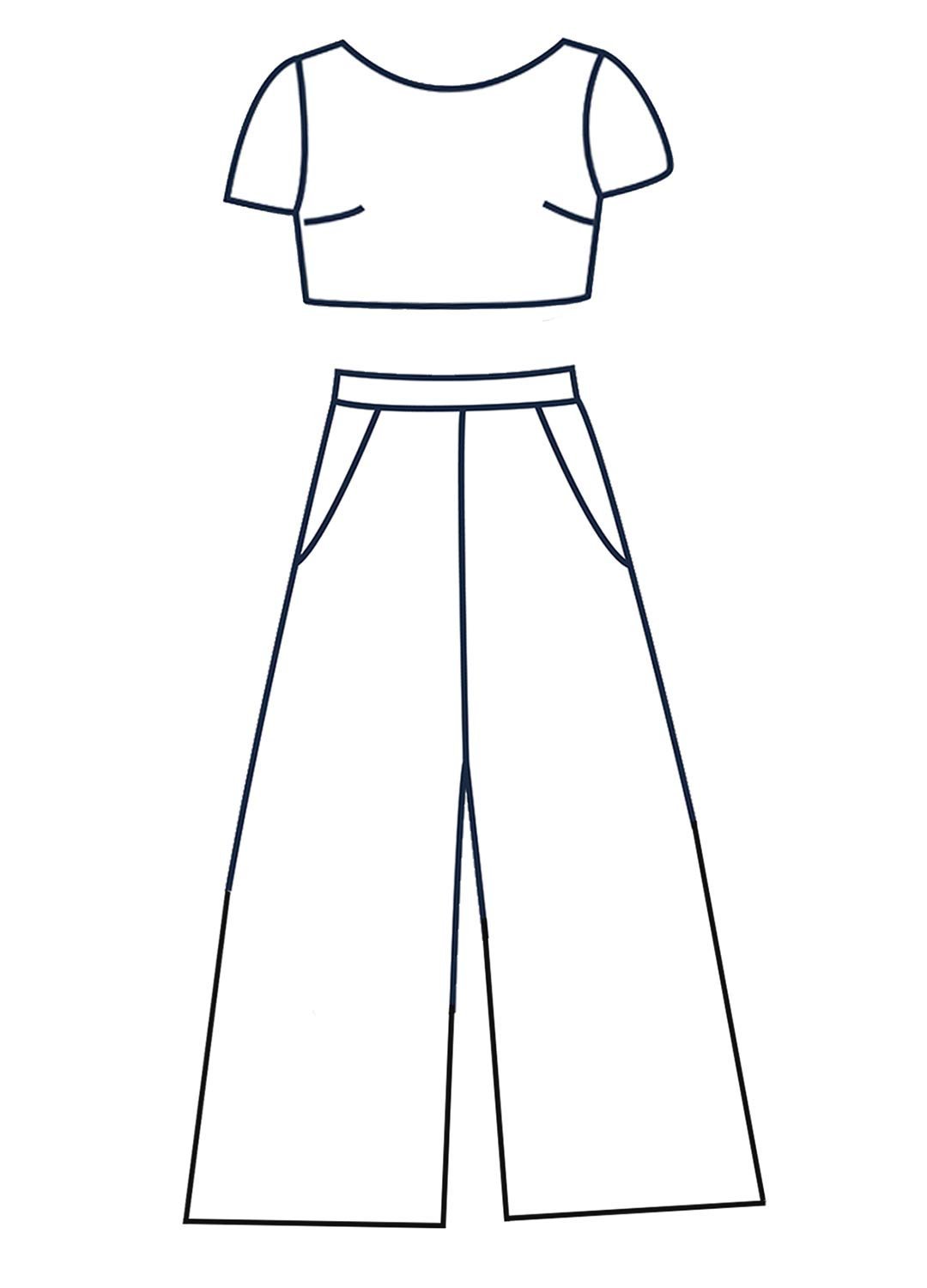 Design your own: Loungewear Wide Leg Trousers Two-Piece