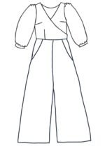 Design your own: Wide Leg Wrapover Jumpsuit