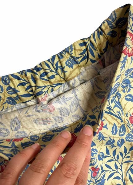 William Morris vintage floral mini skirt - ref 213 - Resale item - UK 12-14