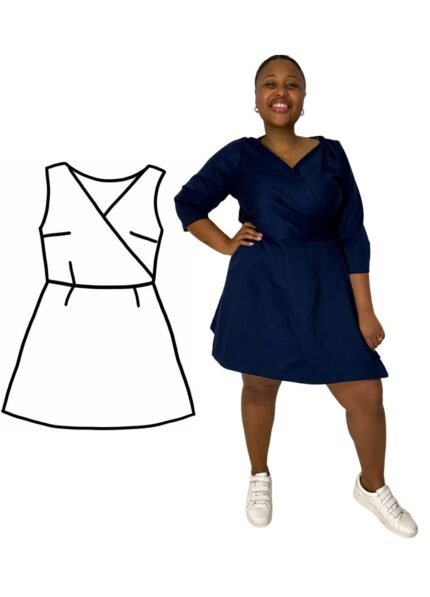 Design your own: A-line Wrapover Mini Dress