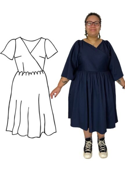 Design your own: Wrapover Tea Dress