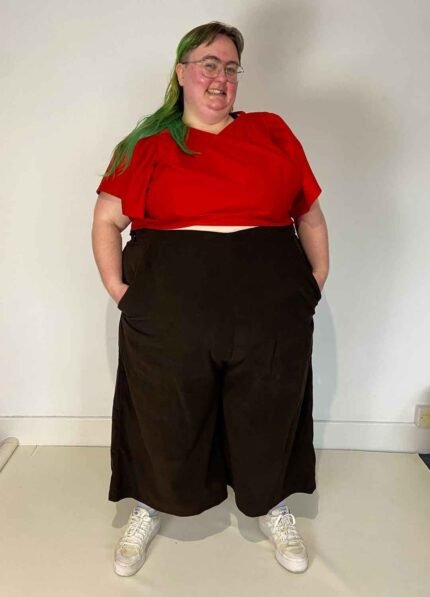 Brown needlecord Culottes - ref 160 - Resale item - Approx 26-28